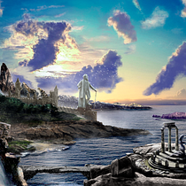 Mi Proyecto del curso: Matte Painting. Digital Drawing, Traditional illustration, Digital Illustration, L, and scape Architecture project by Franco Alvarez - 07.25.2020