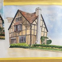My project in Architectural Sketching with Watercolor and Ink course. Esboçado projeto de geraldinepaton - 25.07.2020