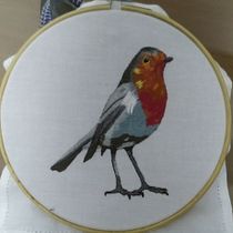 Meu projeto do curso: Pintar com linha: técnicas de ilustração têxtil. Embroider project by RÚBIA REGO BARROS - 07.26.2020