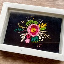 Mi Proyecto del curso: Técnicas avanzadas de bordado: puntadas y composiciones con volumen. Un projet de Broderie , et Design textile de Paola Hernandez - 22.07.2020