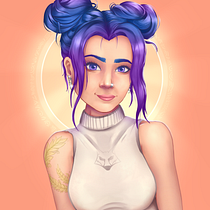 Lilac. Digital Painting project by David Katona - 08.08.2020