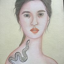 Mi Proyecto del curso: Ilustración con pastel y lápices de colores. Un progetto di Disegno di ritratti di Irene Calero - 26.07.2020
