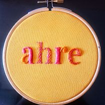 Mi Proyecto del curso: Letras bordadas: el hilo como herramienta gráfica. Embroider, Calligraph, Design, and Fiber Arts project by contrerasnatalia12 - 07.26.2020