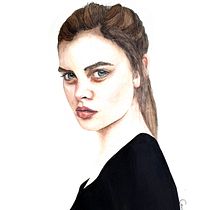 My project in Illustrated Portrait in Watercolor course. Projekt z dziedziny Malowanie akwarelą użytkownika urbis - 26.07.2020