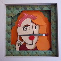 Mi Proyecto del curso: Papercut: ilustrando con capas de papel. Papercraft projeto de María Zulueta - 27.07.2020