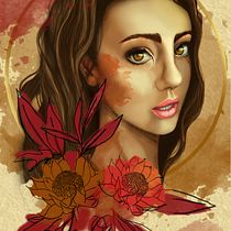 My project in Illustration Techniques with Digital Watercolor course. Un progetto di Illustrazione digitale, Disegno di ritratti e Pittura ad acquerello di Emma-Kate Hart - 27.07.2020