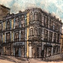 Mi Proyecto del curso: Dibujo arquitectónico con acuarela y tinta. Arquitetura projeto de camilomoreno120 - 27.07.2020