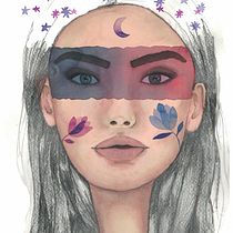 My project in Illustrated Portrait in Watercolor course. Projekt z dziedziny Malowanie akwarelą użytkownika Julie Smyth - 27.07.2020