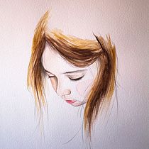 Mi Proyecto del curso: Retrato en acuarela a partir de una fotografía. Desenho projeto de Susana López Martín - 27.07.2020