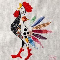 Rheba's project in Embroidery Techniques: Illustrating with Needle and Thread course. Un projet de Broderie de Rheba - 23.07.2020