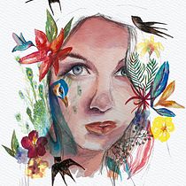 Mi Proyecto del curso: Retrato ilustrado en acuarela. Projekt z dziedziny Kreat, wność,  R, sunek i Malowanie akwarelą użytkownika Bea Olmos - 27.07.2020