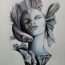 Mi Proyecto del curso: Retrato creativo en claroscuro con lápiz. Un projet de Dessin au cra, on , et Dessin artistique de Soledad Martínez - 27.07.2020