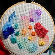 Mi Proyecto del curso: Técnicas básicas de bordado y acuarela. Embroider project by Tati DG - 07.27.2020