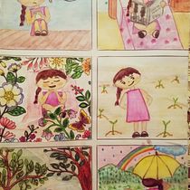 Mi Proyecto del curso: Gaia y el Arcoiris. Children's Illustration project by Viviana Sarraf Aragón - 07.27.2020