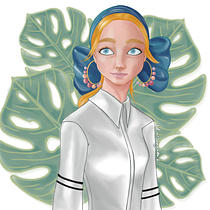 Mi Proyecto del curso: Retrato de personajes femeninos con Procreate. Projekt z dziedziny Ilustracja c i frowa użytkownika sol_arriagada - 26.07.2020