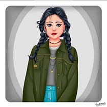 Meu projeto do curso: Retrato de personagens femininas com Procreate. Projekt z dziedziny Portret użytkownika Carol Brasil - 27.07.2020