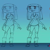 Fábrica de personajes ilustrados Aaron Garcia. Digital Drawing project by Soniko Probot - 07.29.2020
