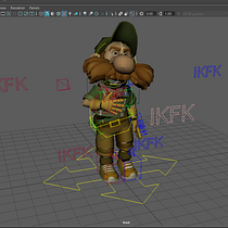 Mi Proyecto del curso: Introducción al rigging para animación. 3D, and Rigging project by juanklather - 07.28.2020