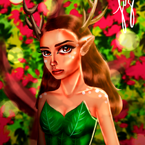 Mi Proyecto del curso: Retratos digitales de fantasía con Photoshop. Digital Drawing project by lizette_nunez89 - 10.08.2020