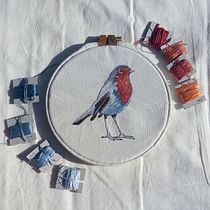 Mi Proyecto del curso: Pintar con hilo: técnicas de ilustración textil. Embroider, and Traditional illustration project by Lucia Carrillo - 07.29.2020