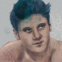 My project in Illustrated Portraits with Procreate course by Jean Solano. Digital Painting, Traditional illustration, Sketching, and Watercolor Painting project by Jeank Solano - 07.30.2020