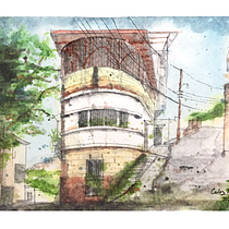 Mi Proyecto del curso: Dibujo arquitectónico con acuarela y tinta. Ilustração arquitetônica projeto de Carlos Arita - 29.07.2020