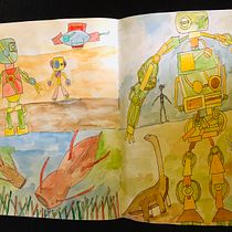 Mi universo ilustrado . Drawing, and Traditional illustration project by Kalenik Vasquez - 07.29.2020
