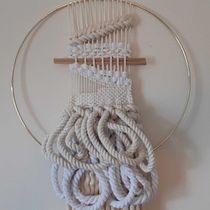 My project in Introduction to Textile Weaving course. Een project van Macramé van Marion Lemoine - 29.07.2020