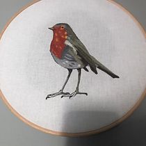Mi Proyecto del curso: Pintar con hilo: técnicas de ilustración textil. Embroider project by Ibone Elorriaga - 07.29.2020