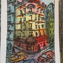Mi Proyecto del curso: Paisajes urbanos en acuarela. Een project van  Architecturale illustratie van Henry Miranda - 29.07.2020