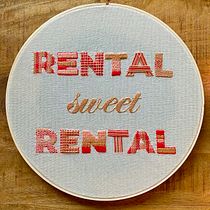 My project in Embroidered Letters: Thread as a Graphic Tool course. Embroider project by Erica Beaty - 07.30.2020
