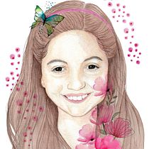 Mi Proyecto del curso: Retrato ilustrado en acuarela. Projekt z dziedziny Ilustracja c, frowa i Malowanie akwarelą użytkownika lauraiglesias23 - 30.07.2020