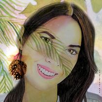 Mi Proyecto del curso: Retrato ilustrado en acuarela. Projekt z dziedziny Design użytkownika sgavirlopez - 31.07.2020
