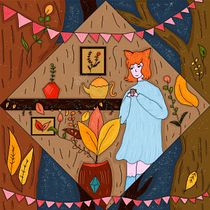 Mi Proyecto del curso: Ilustración digital: crea desde tu imaginación. Drawing, Traditional illustration, and Digital Illustration project by Lorena Valentina González Ibáñez - 07.31.2020