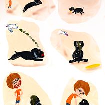 My project in Introduction to Colour Psychology: Chromatic Narrative course. Drawing project by Ana Castejon - 07.31.2020