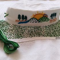 Mi Proyecto del curso: Técnicas básicas de bordado: Paisajito bordado . Embroider project by Paty Escandón - 07.31.2020