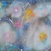 Galaxy. Un progetto di Pittura ad acquerello di Sally Stokes - 31.07.2020