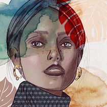 My project in Illustrated Portraits with Procreate course. Digital Drawing, and Portrait Drawing project by lau_mcr - 07.31.2020