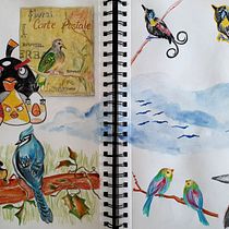 Meu projeto do curso: Técnicas de ilustração para desbloquear sua criatividade. Traditional illustration project by Adriana Nogueira - 07.31.2020