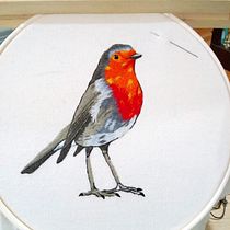 Mi Proyecto del curso: Pintar con hilo: técnicas de ilustración textil. Embroider project by Laura Alvarez - 08.20.2020