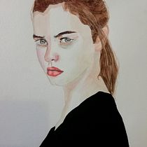 Mi Proyecto del curso: Retrato en acuarela a partir de una fotografía. Fine Arts project by Juan Manuel Aparicio Diaz - 07.31.2020