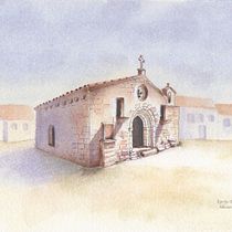My project in Architectural Sketching with Watercolor and Ink course. Pintura em aquarela projeto de Isabella - 31.07.2020