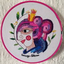 Mi Proyecto del curso: Técnicas de bordado: ilustrando con hilo y aguja. Un projet de Broderie de Laura R. Patterson - 31.07.2020