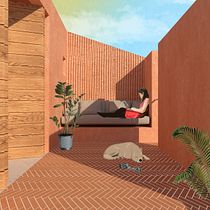 Proyecto del curso: Representación gráfica de proyectos arquitectónicos. Un projet de Architecture, Architecture numérique et Illustration architecturale de Alejandra Yadira Juárez Villa - 31.07.2020