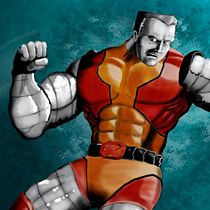 Mi Proyecto del curso: Ilustración para cómics: anatomía de un superhéroe-"COLOSO". Desenho a lápis, Desenho anatômico, Ilustração tradicional, Pintura digital, Comic e Ilustração digital projeto de Paúl Spin - 18.10.2020