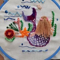 Mi Proyecto del curso: Técnicas avanzadas de bordado: puntadas y composiciones con volumen. Un projet de Broderie de Marianne Mendoza - 01.08.2020