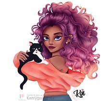 My project in Female Character Portraits in Procreate course - @kerrygolightly on Instagram. Projekt z dziedziny Ilustracja c, frowa, Trad, c i jna ilustracja użytkownika Kerry Jones - 31.07.2020