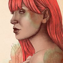 My project in Illustrated Portraits with Procreate course. Traditional illustration project by Rachel - 08.01.2020