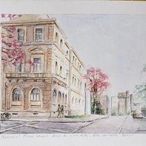 Meu projeto do curso: Desenho arquitetônico com aquarela e tinta. Pintura em aquarela projeto de Adriana Cláudia Teixeira de Souza - 01.08.2020