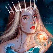 My project in Digital Fantasy Portraits with Photoshop course. Drawing project by Natasha Mahmud - 08.01.2020